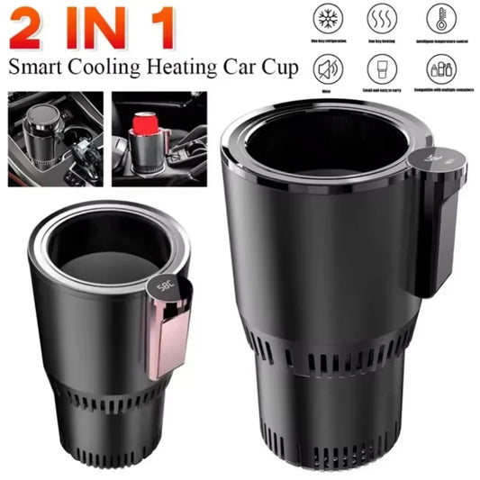 Smart Car Cup Holder - 2-in-1 Cooling & Heating