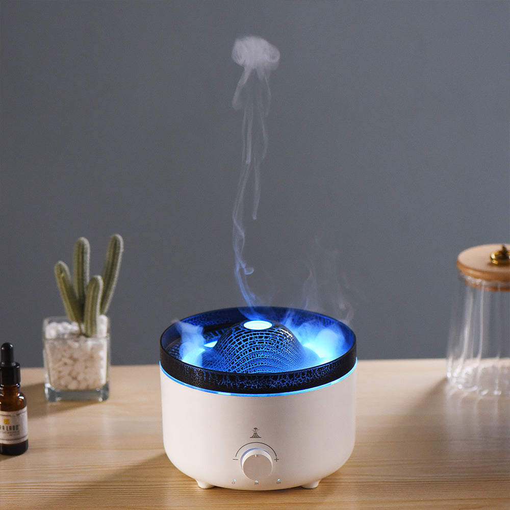 Volcano Flame Humidifier - Simulated Fire Aroma Diffuser