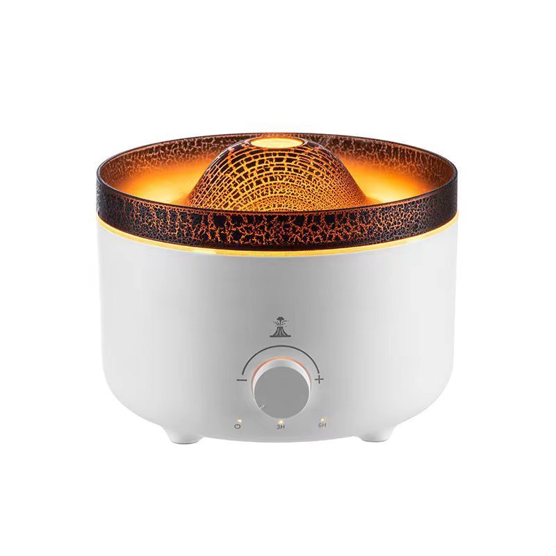 Volcano Flame Humidifier - Simulated Fire Aroma Diffuser